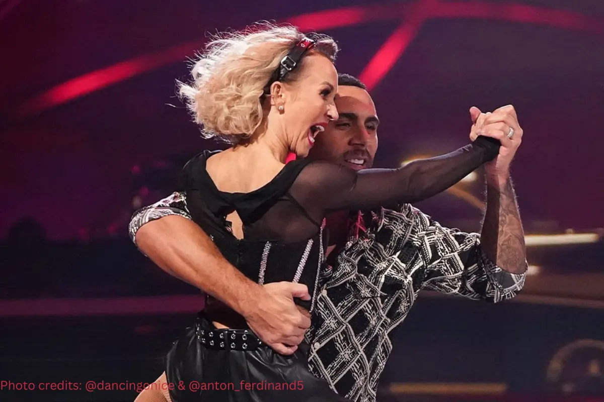 Dancing on Ice with Gold Fever, Annette Dytrt and Anton Ferdinand