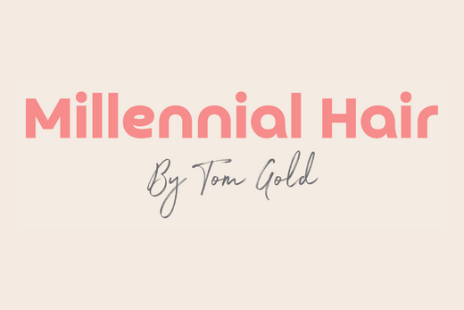The Millennial Hair logo, symbolizing quality and affordability in hair extensions