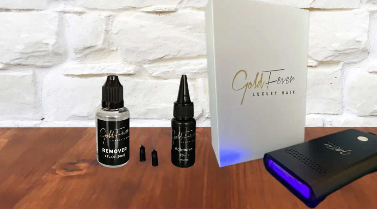 Invisible Hair Extensions - V-Light System by Gold Fever